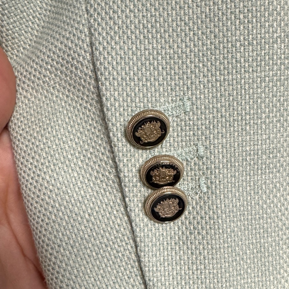 Zara Women's Mint Double-Breasted Blazer - Picture 11 of 13